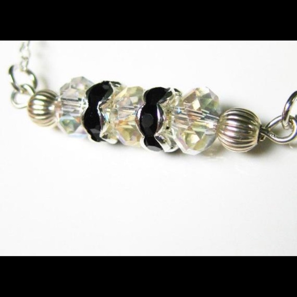 Swarovski and Sterling Necklace